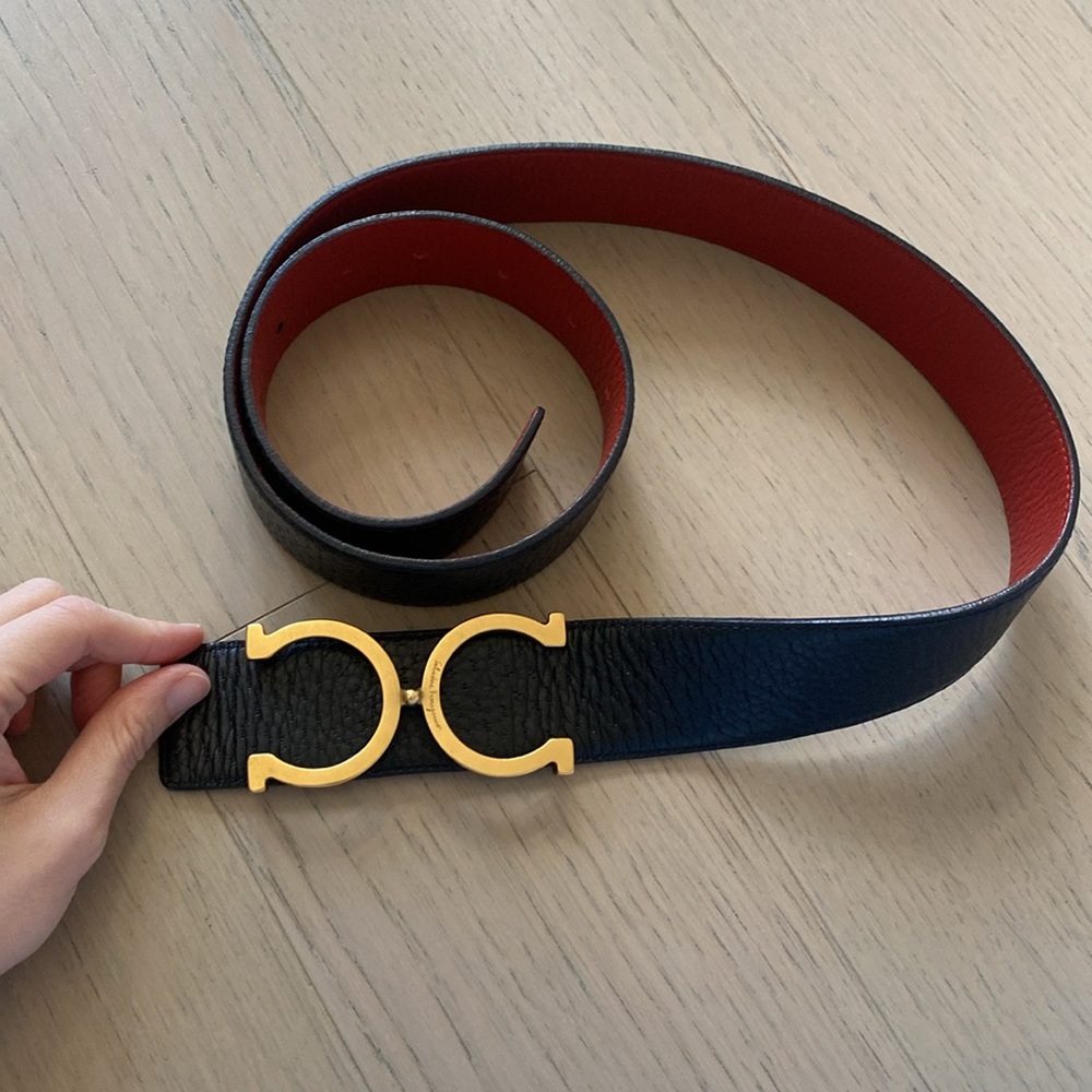 Ferragamo Reversible Leather Belt